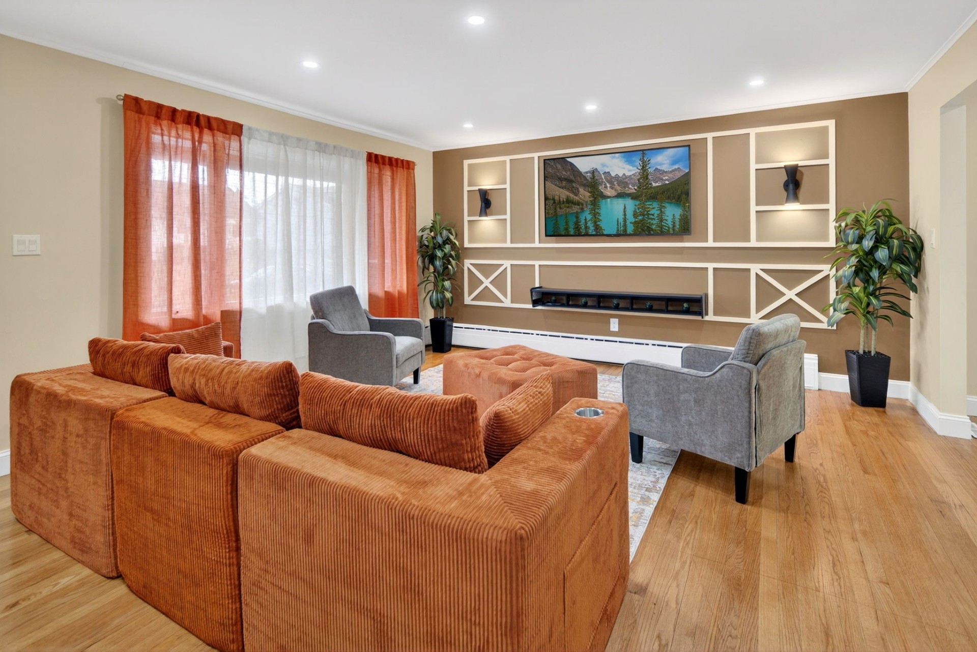 Luxury living room interior