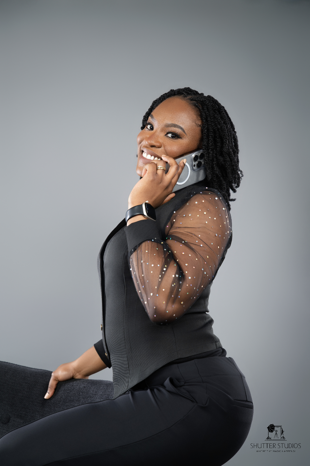 Tanya Murray-Gittens on phone